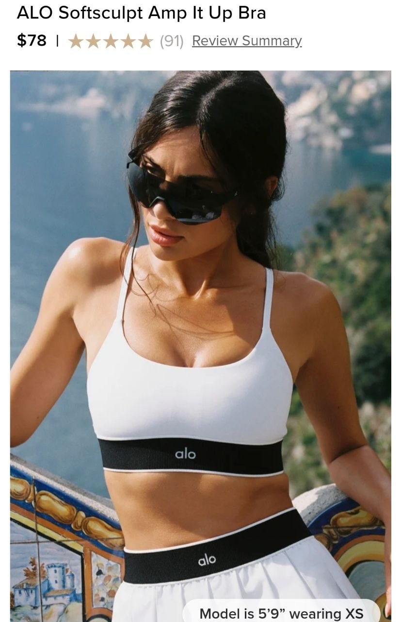 ALO Softsculpt Amp It Up Bra