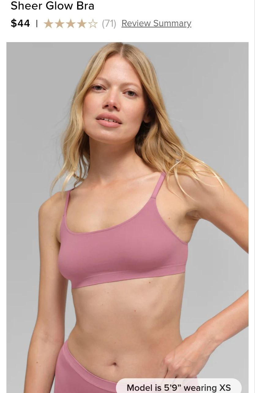 Sheer Glow Bra