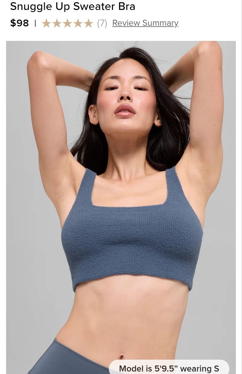 Snuggle Up Sweater Bra