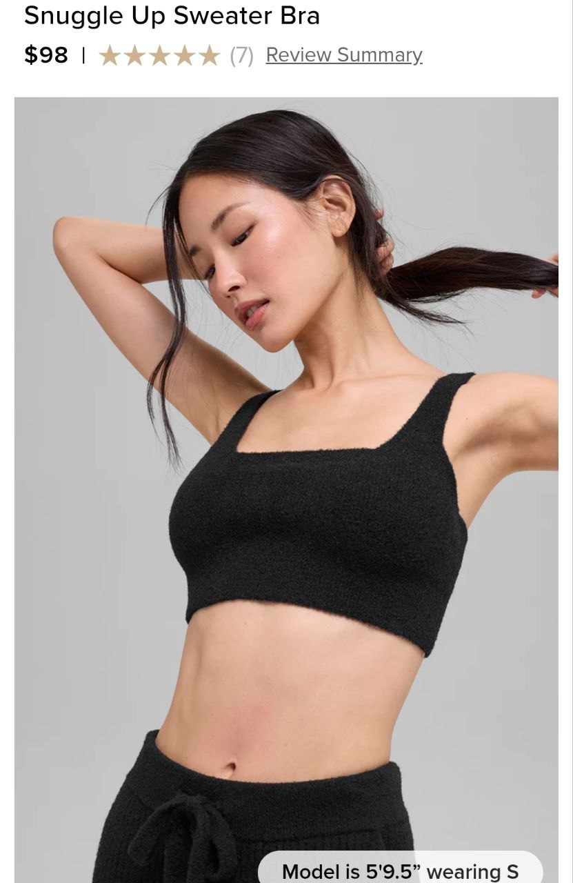 Snuggle Up Sweater Bra