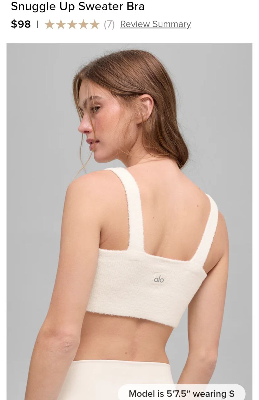 Snuggle Up Sweater Bra