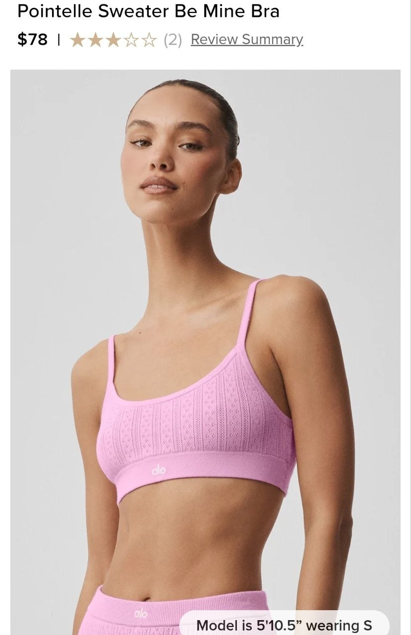 Pointelle Sweater Be Mine Bra