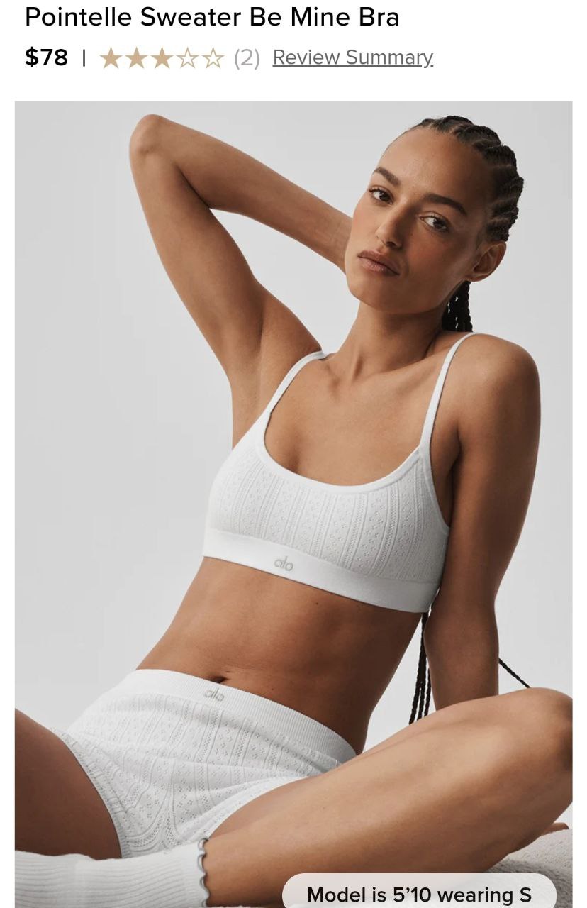 Pointelle Sweater Be Mine Bra