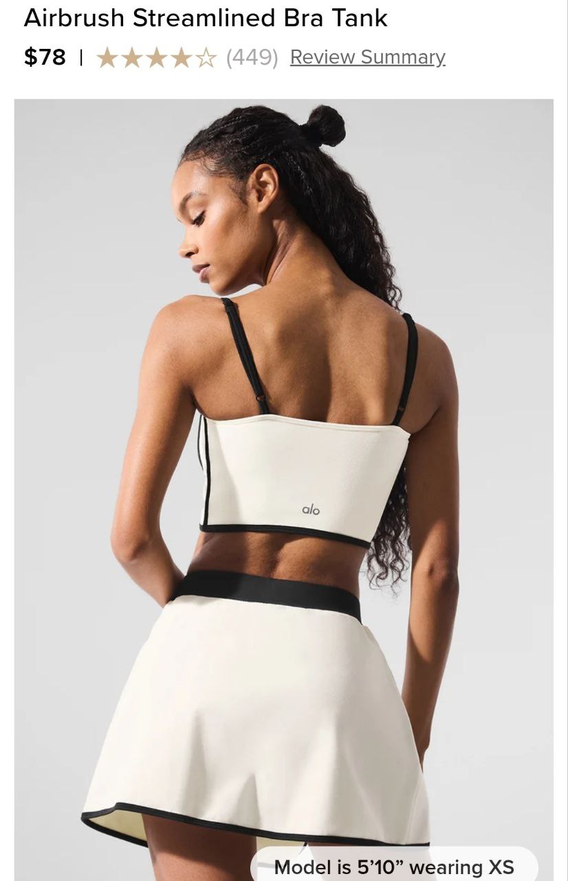 Airbrush Streamlined Bra Tank