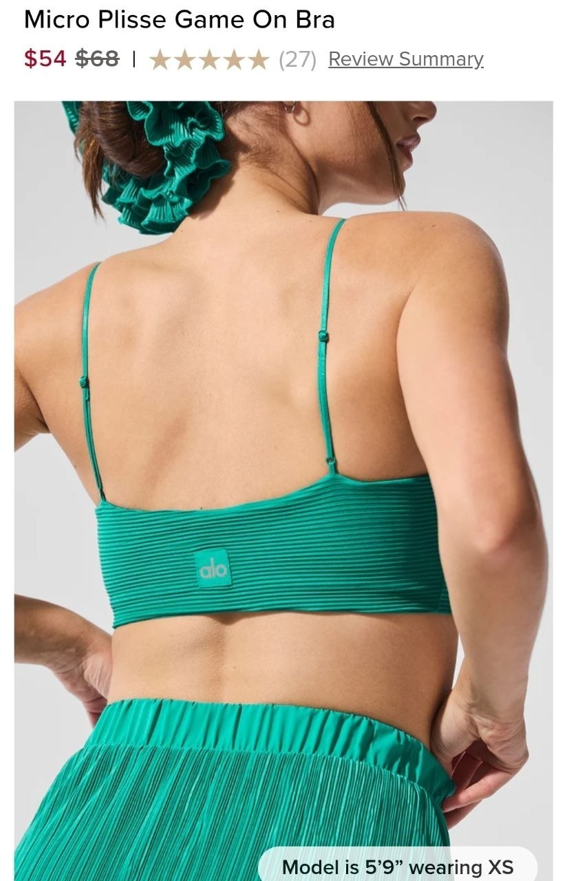 Micro Plisse Game On Bra