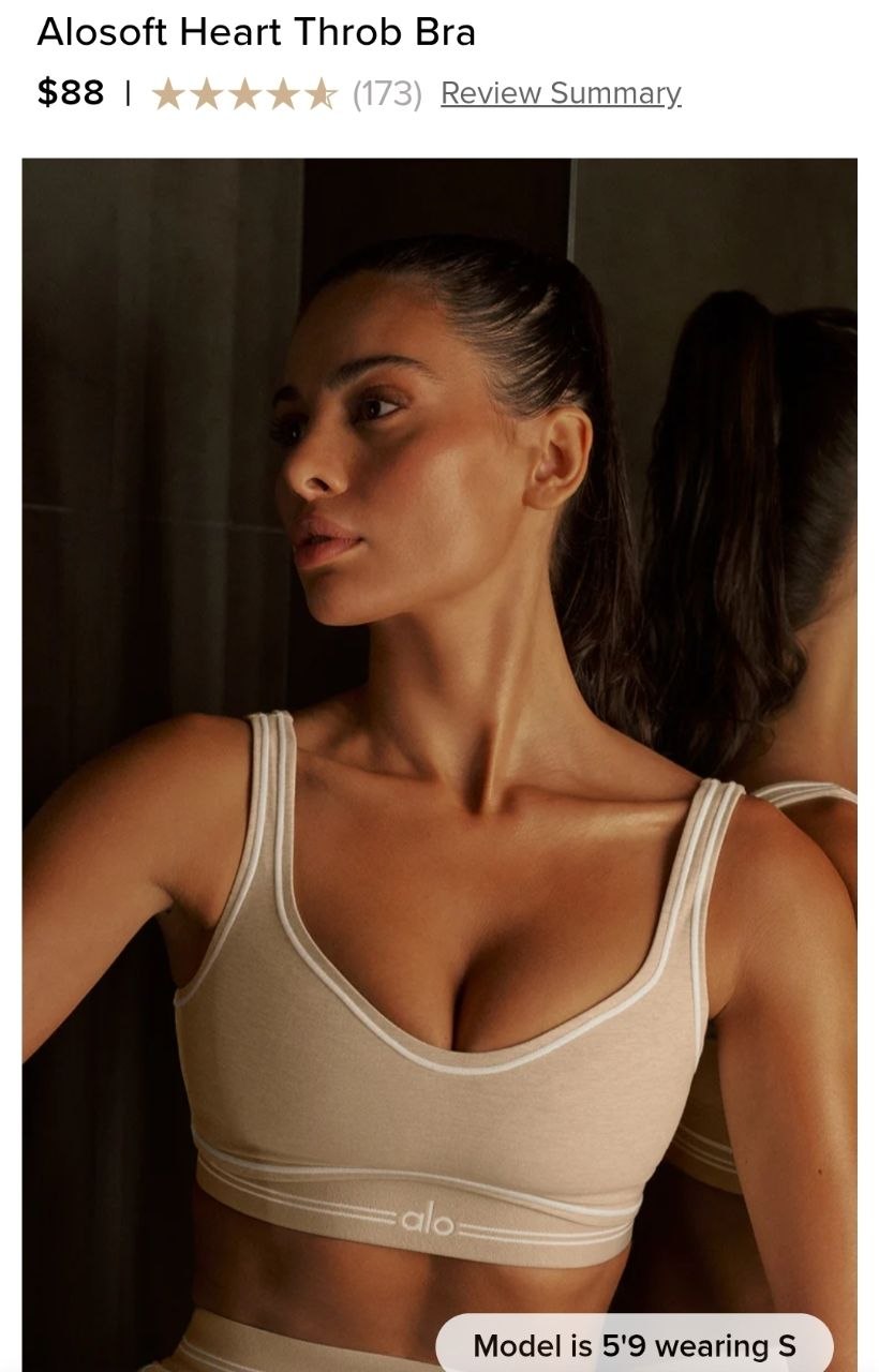 Alosoft Heart Throb Bra