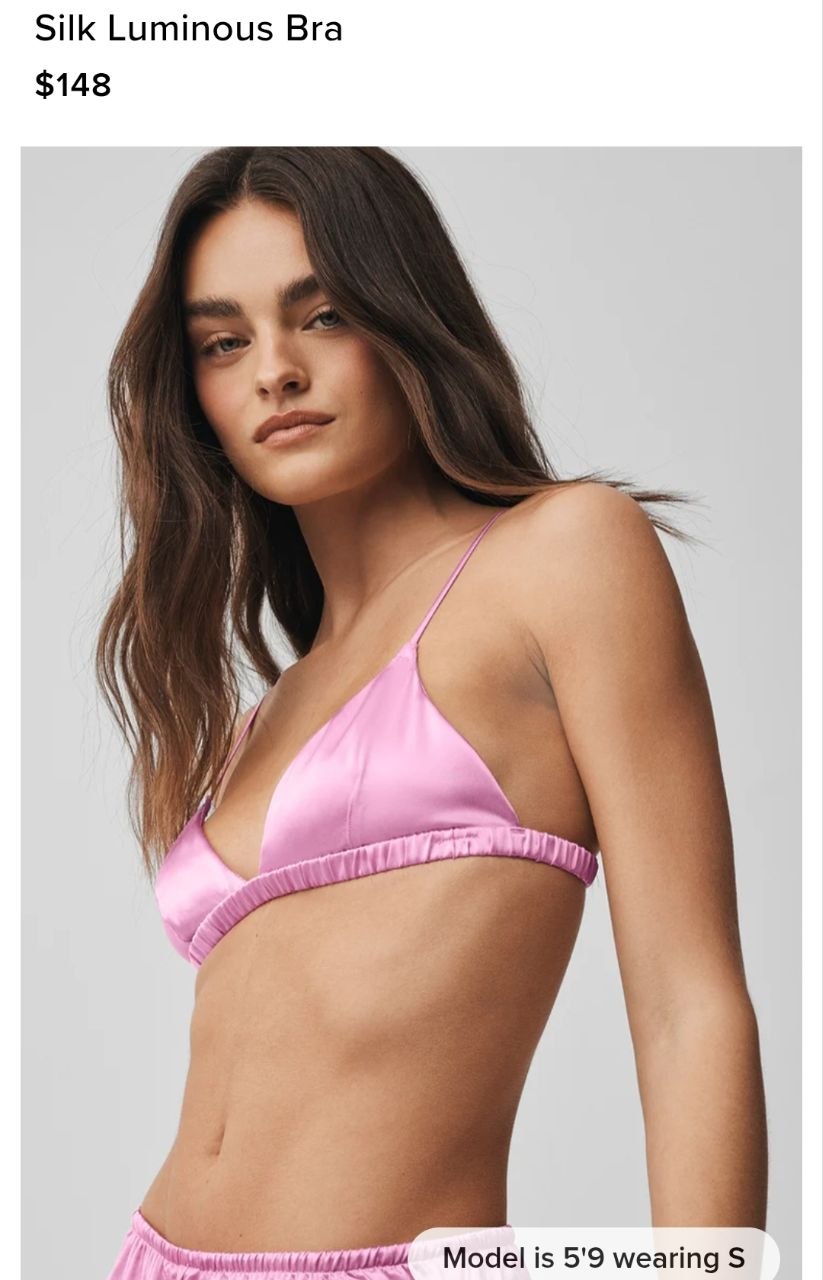 Silk Luminous Bra