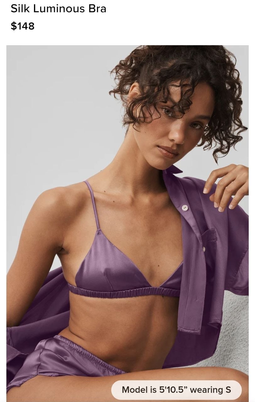 Silk Luminous Bra