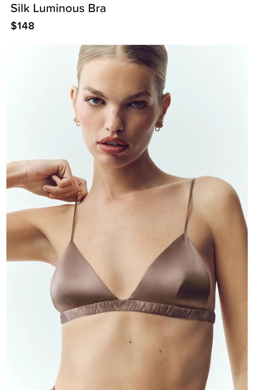 Silk Luminous Bra