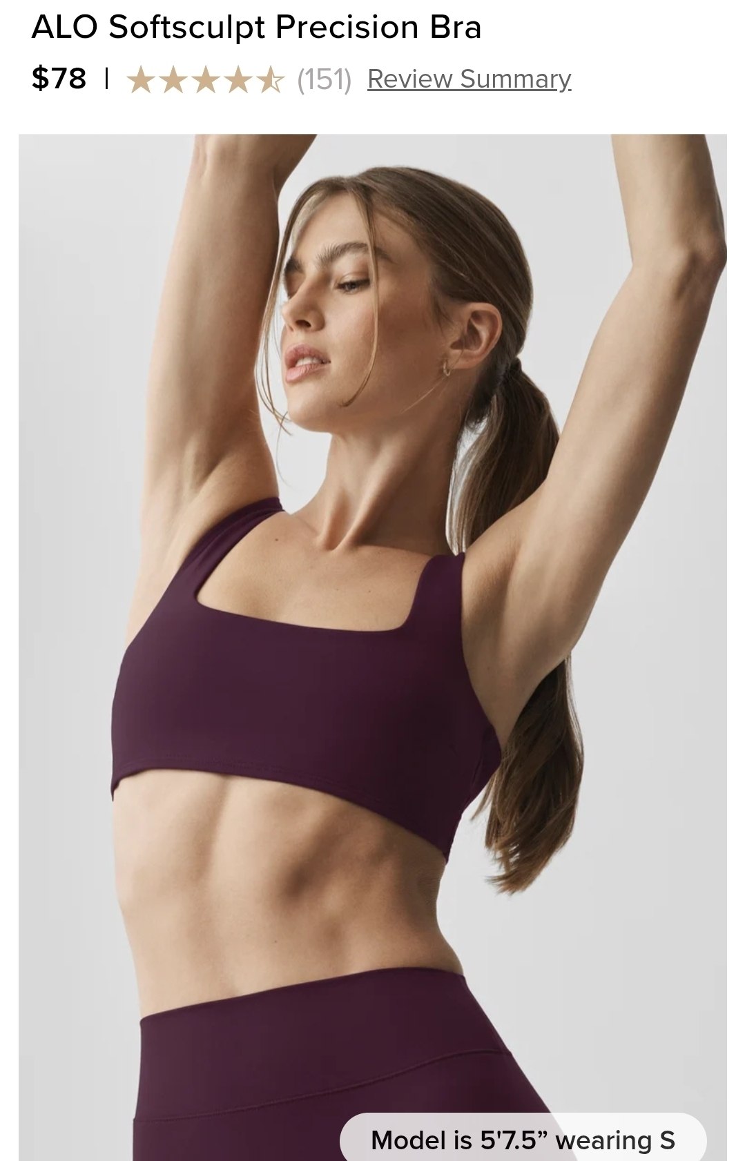 ALO Softsculpt Precision Bra