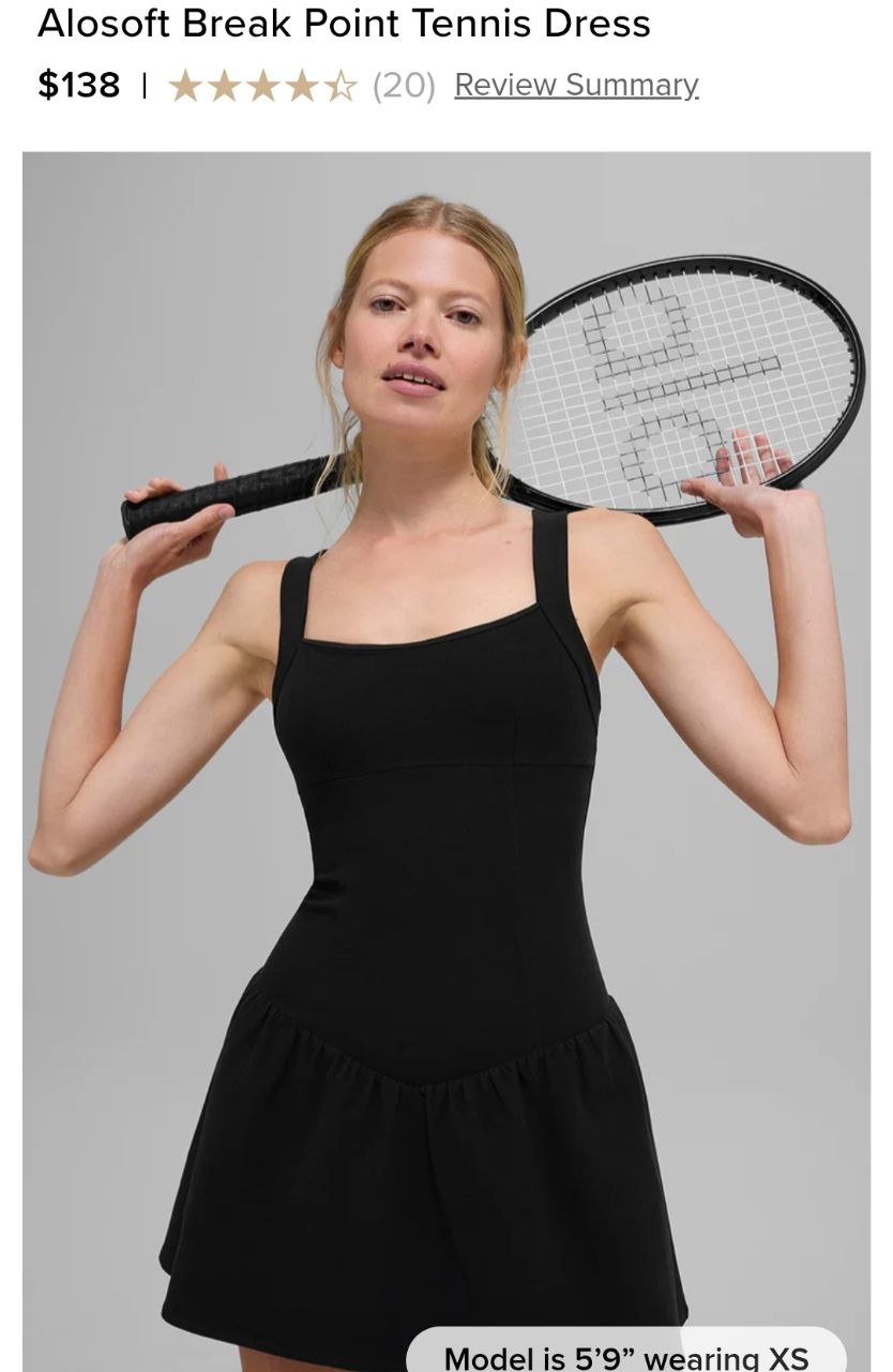 Alosoft Break Point Tennis Dress