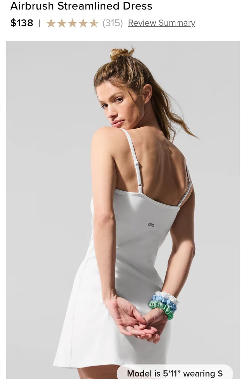 Airbrush Streamlined Dress