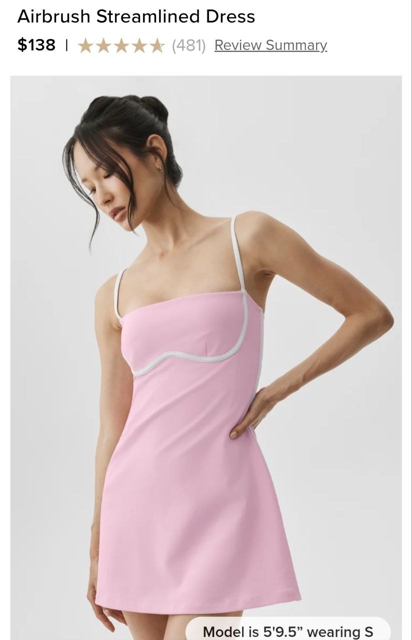 Airbrush Streamlined Dress