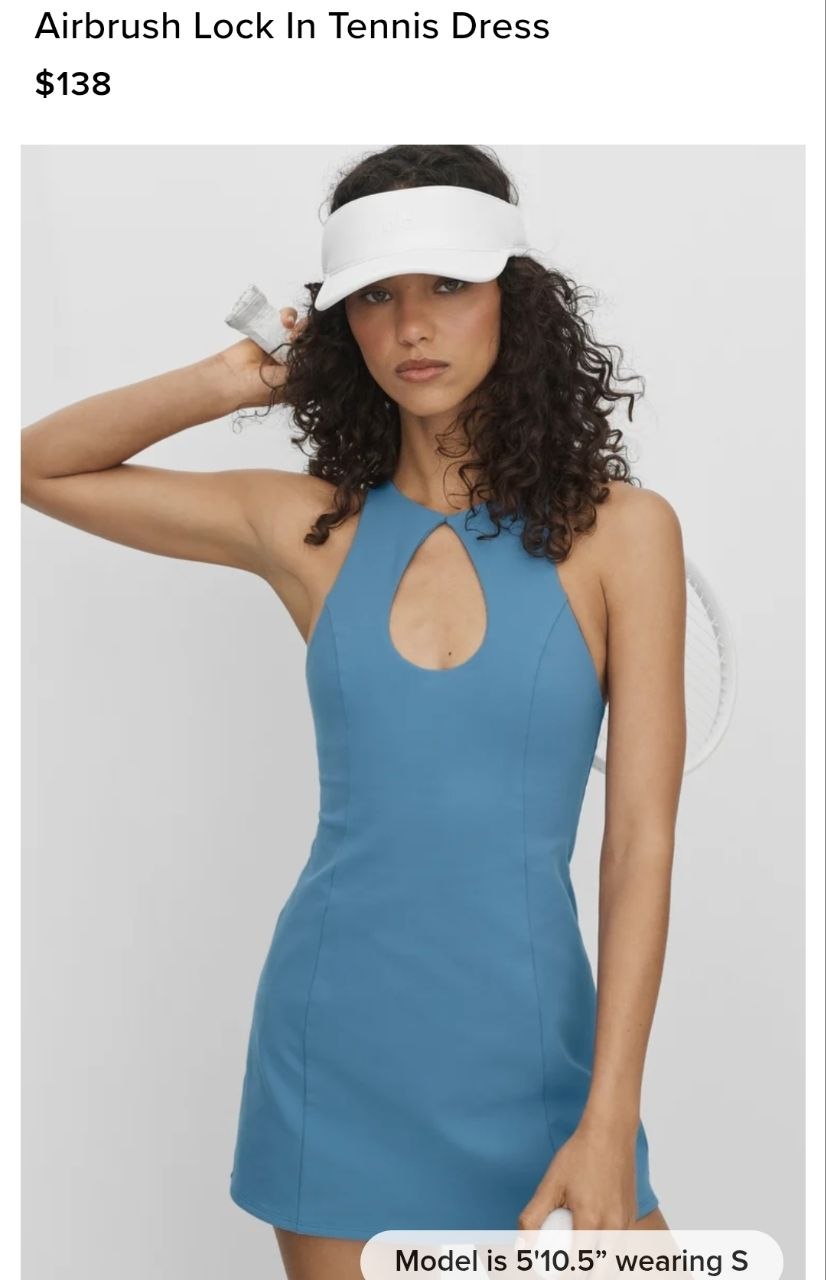 Airbrush Lock In Tennis Dress