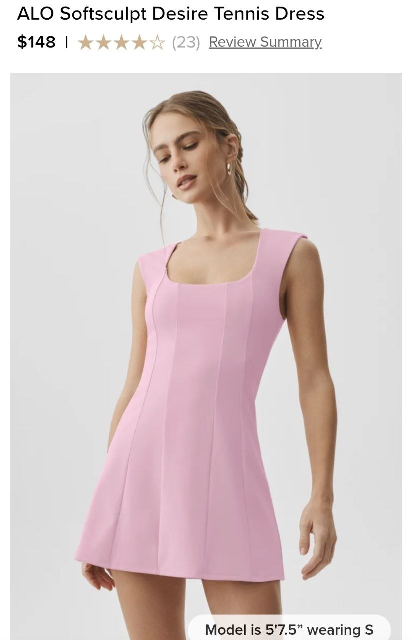 ALO Softsculpt Desire Tennis Dress