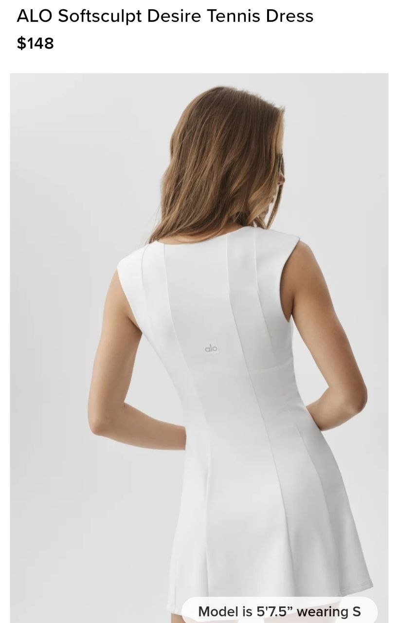 ALO Softsculpt Desire Tennis Dress