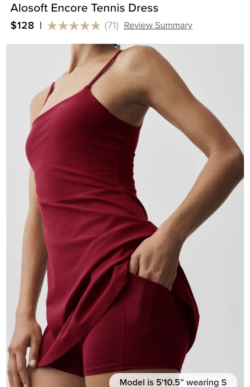 Alosoft Encore Tennis Dress