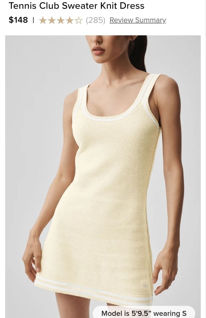 Tennis Club Sweater Knit Dress