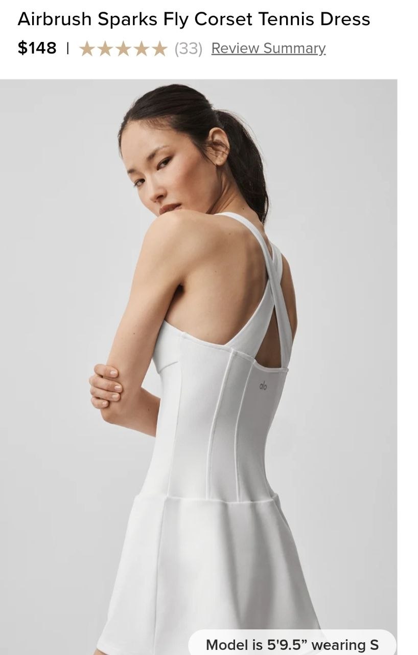 Airbrush Sparks Fly Corset Tennis Dress