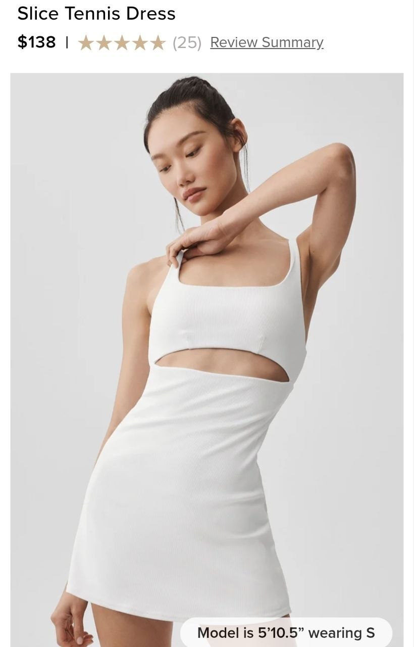 Slice Tennis Dress