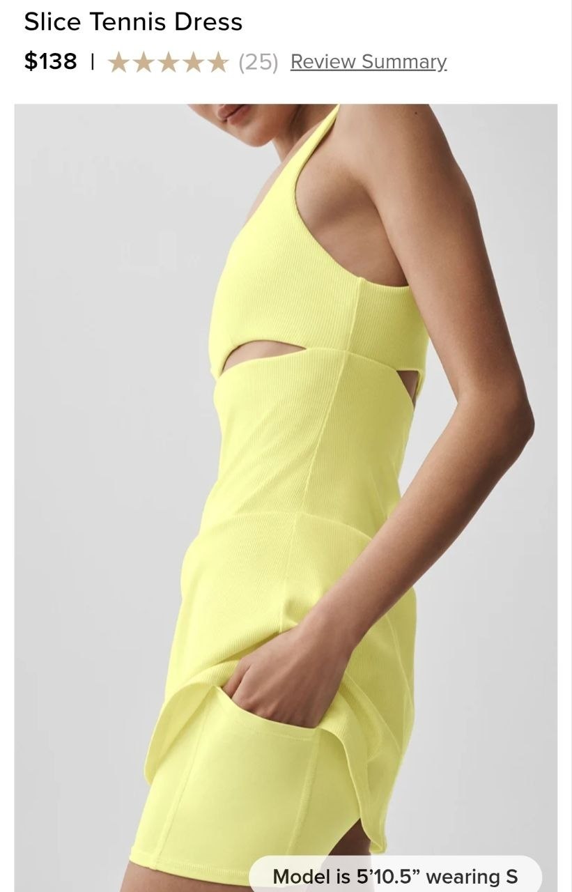 Slice Tennis Dress