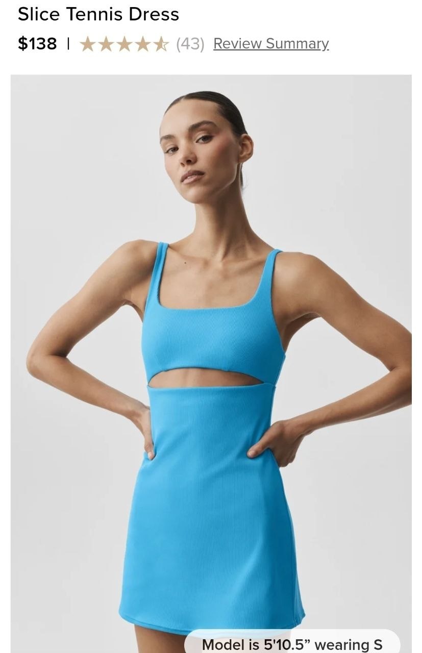 Slice Tennis Dress