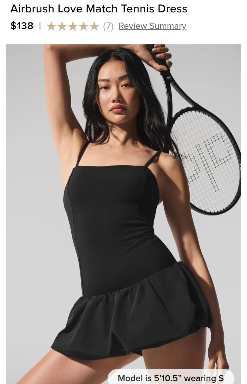 Airbrush Love Match Tennis Dress