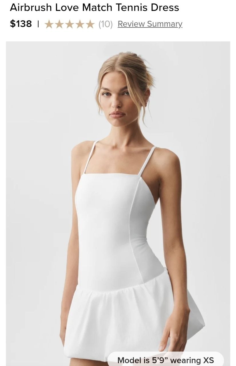 Airbrush Love Match Tennis Dress
