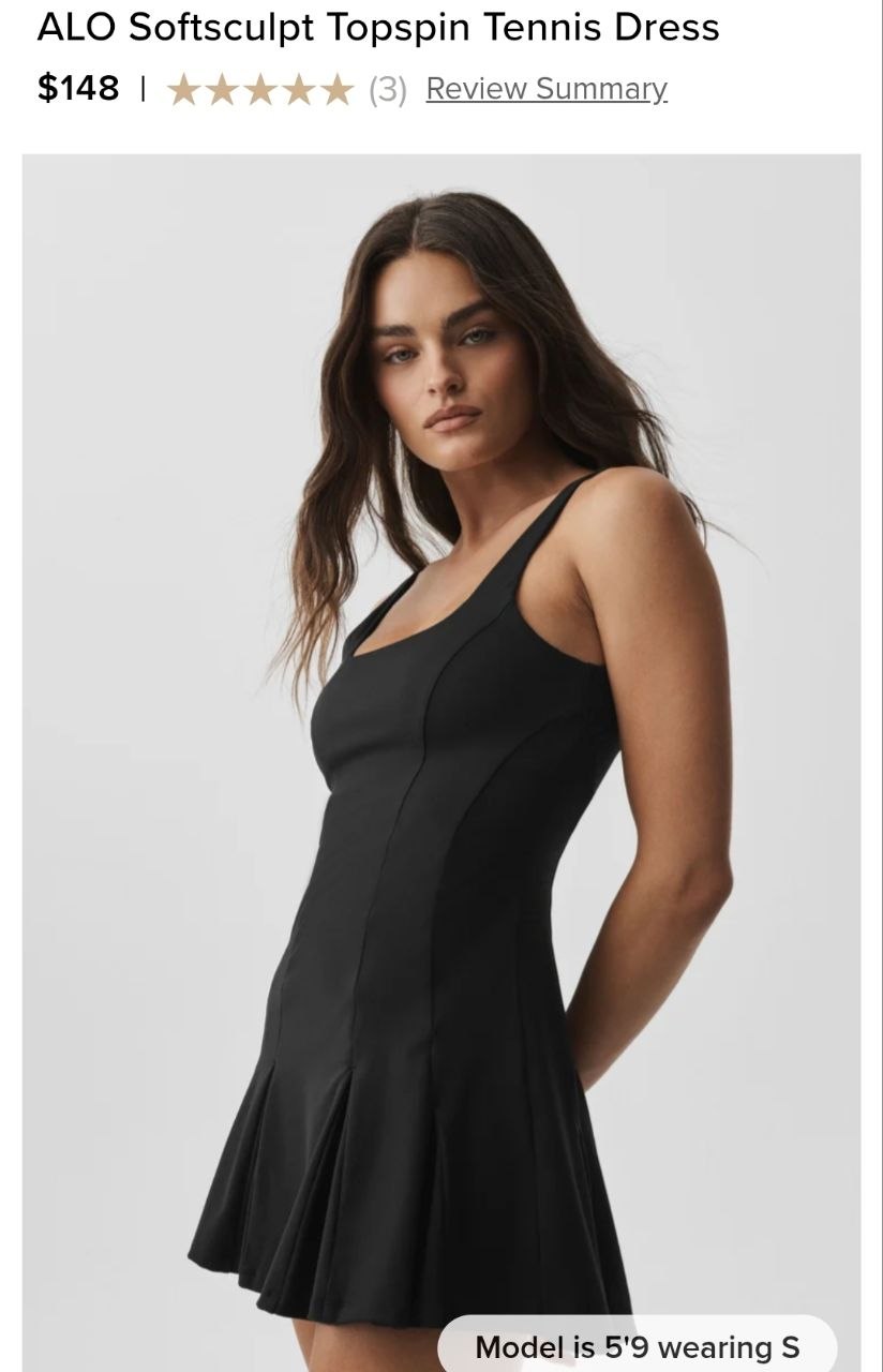 ALO Softsculpt Topspin Tennis Dress