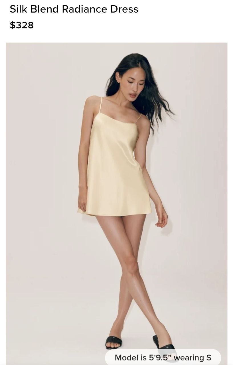 Silk Blend Radiance Dress