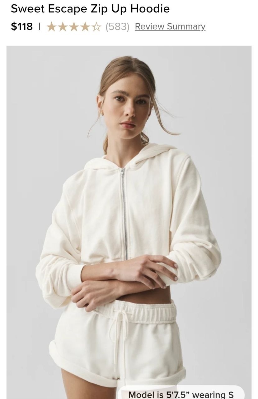 Sweet Escape Zip Up Hoodie