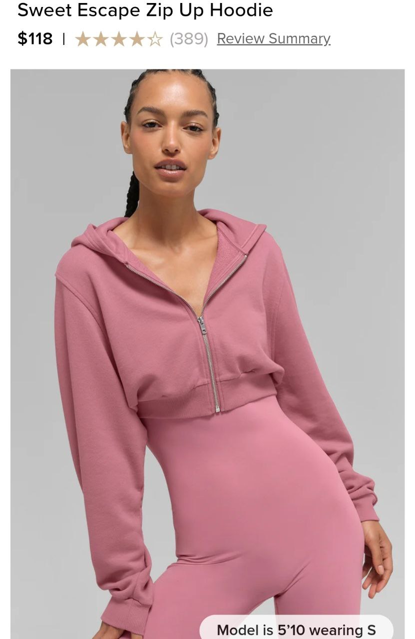 Sweet Escape Zip Up Hoodie