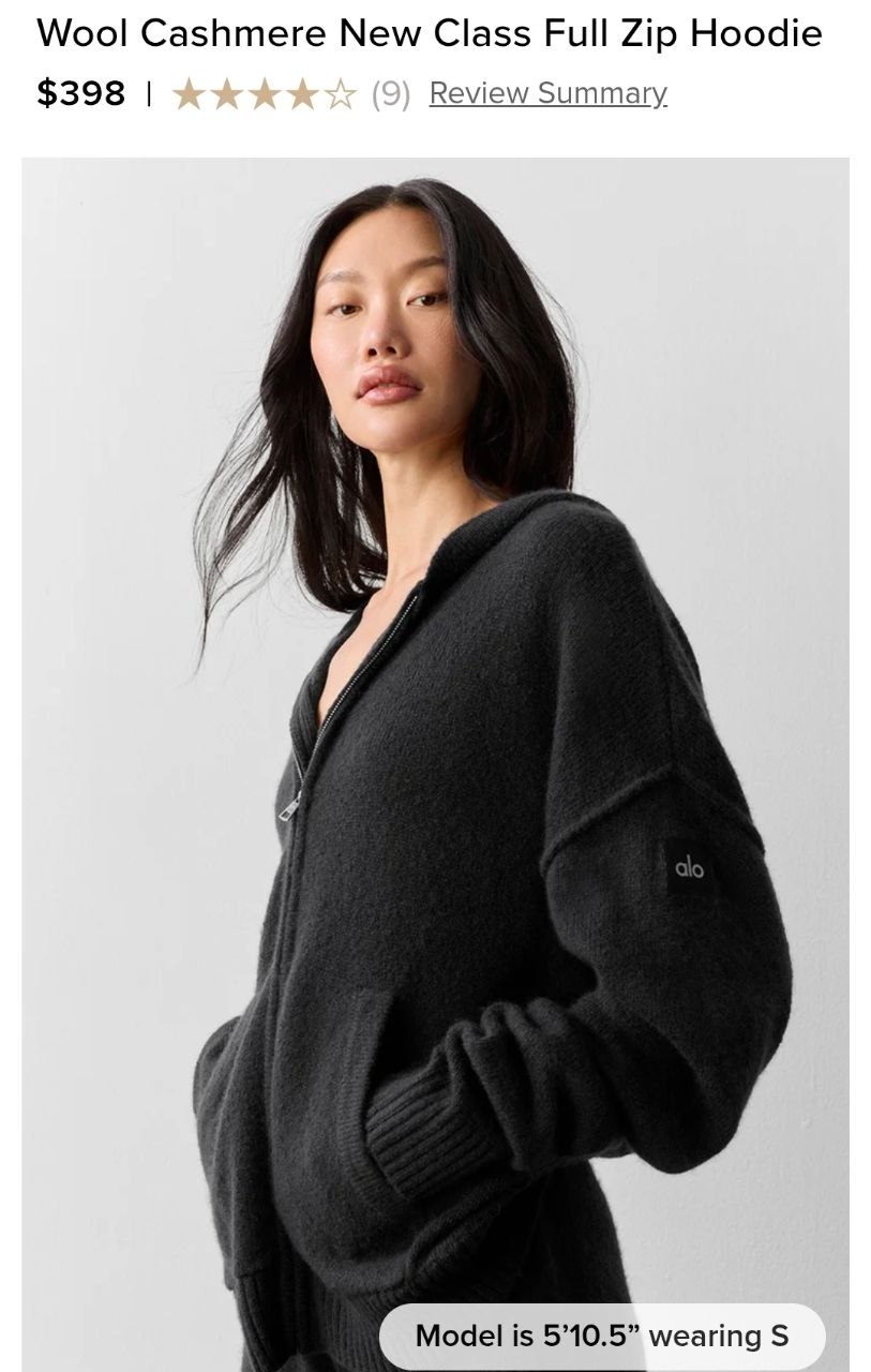 Wool Cashmere New Class Full Zip Hoodie