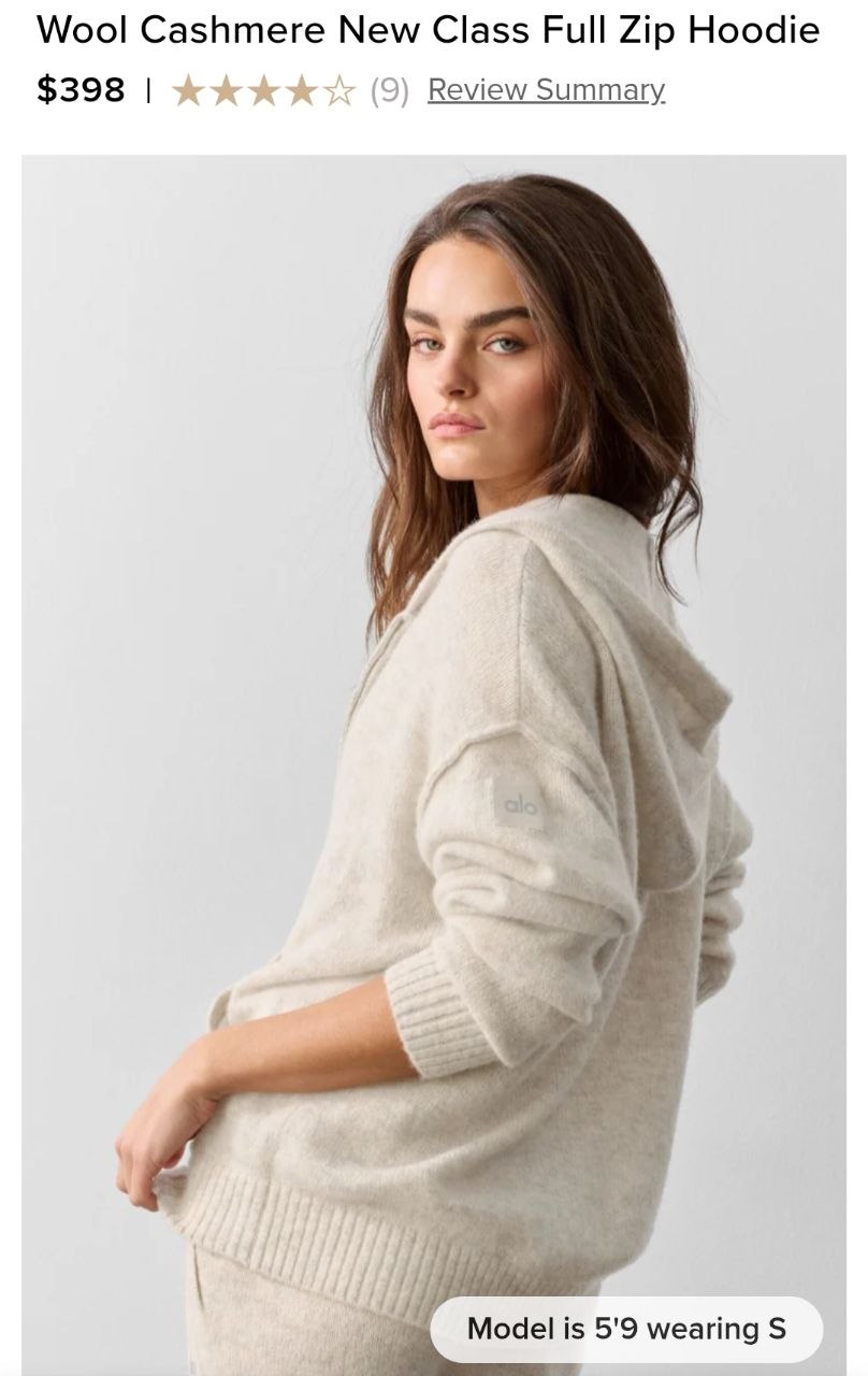 Wool Cashmere New Class Full Zip Hoodie