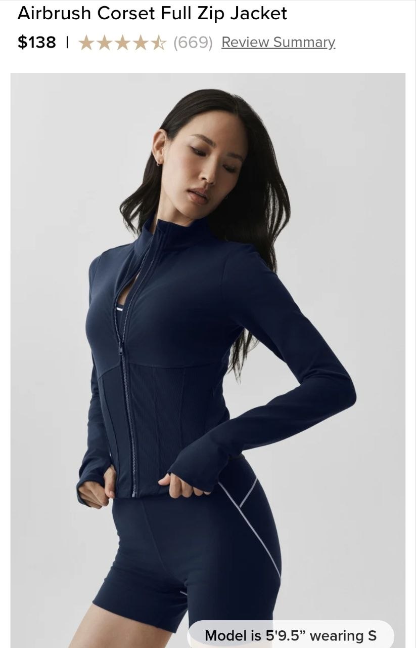 Airbrush Corset Full Zip Jacket
