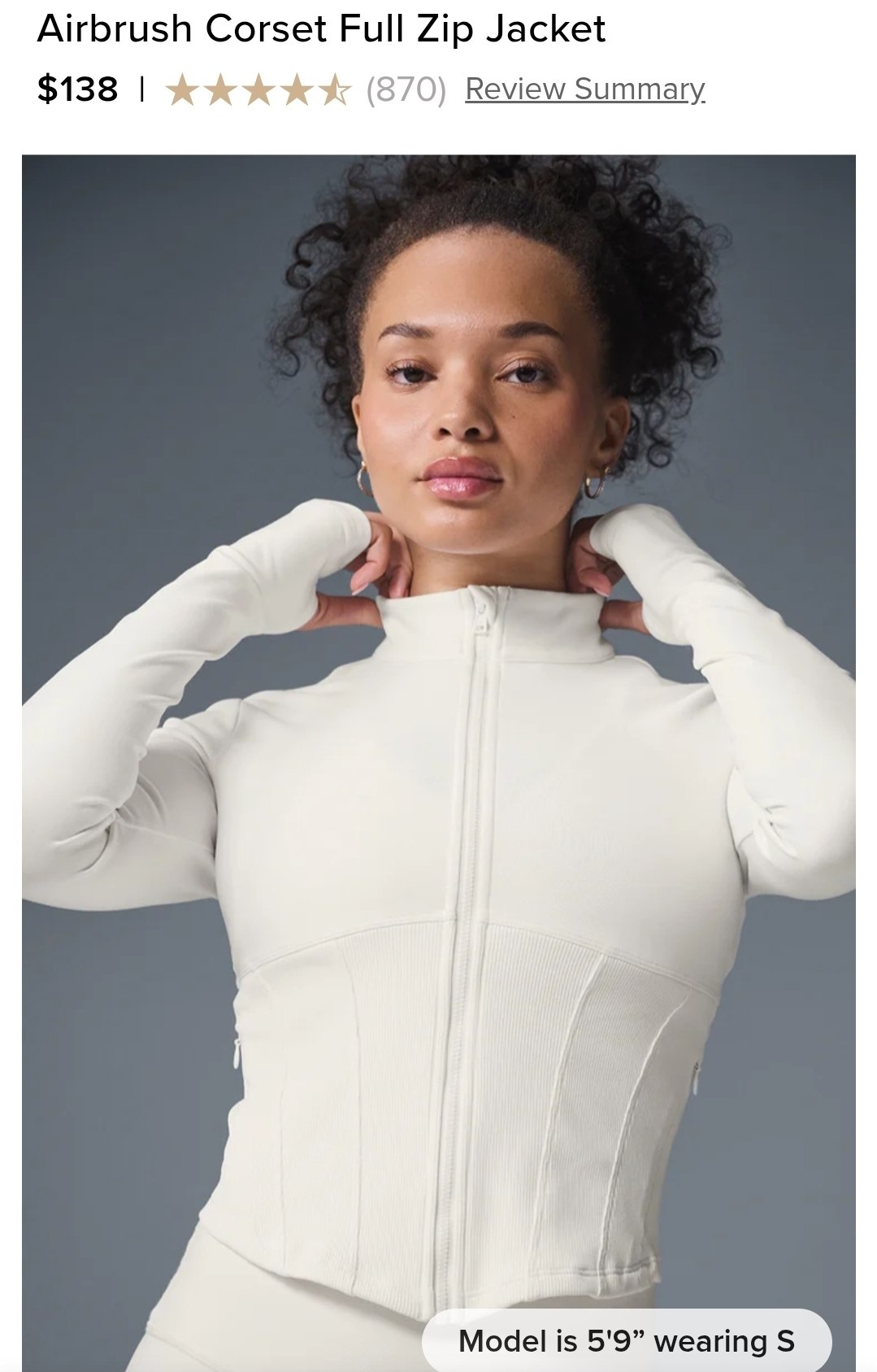 Airbrush Corset Full Zip Jacket