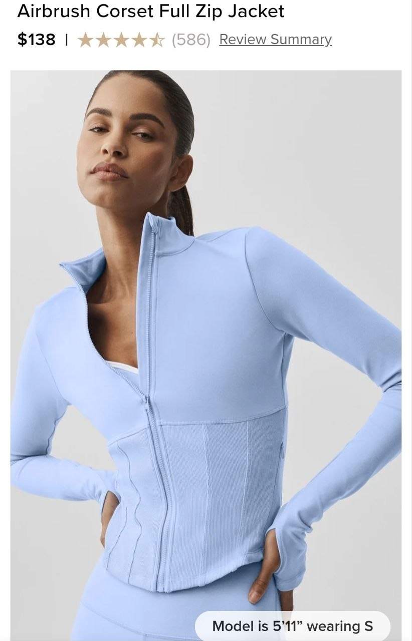 Airbrush Corset Full Zip Jacket