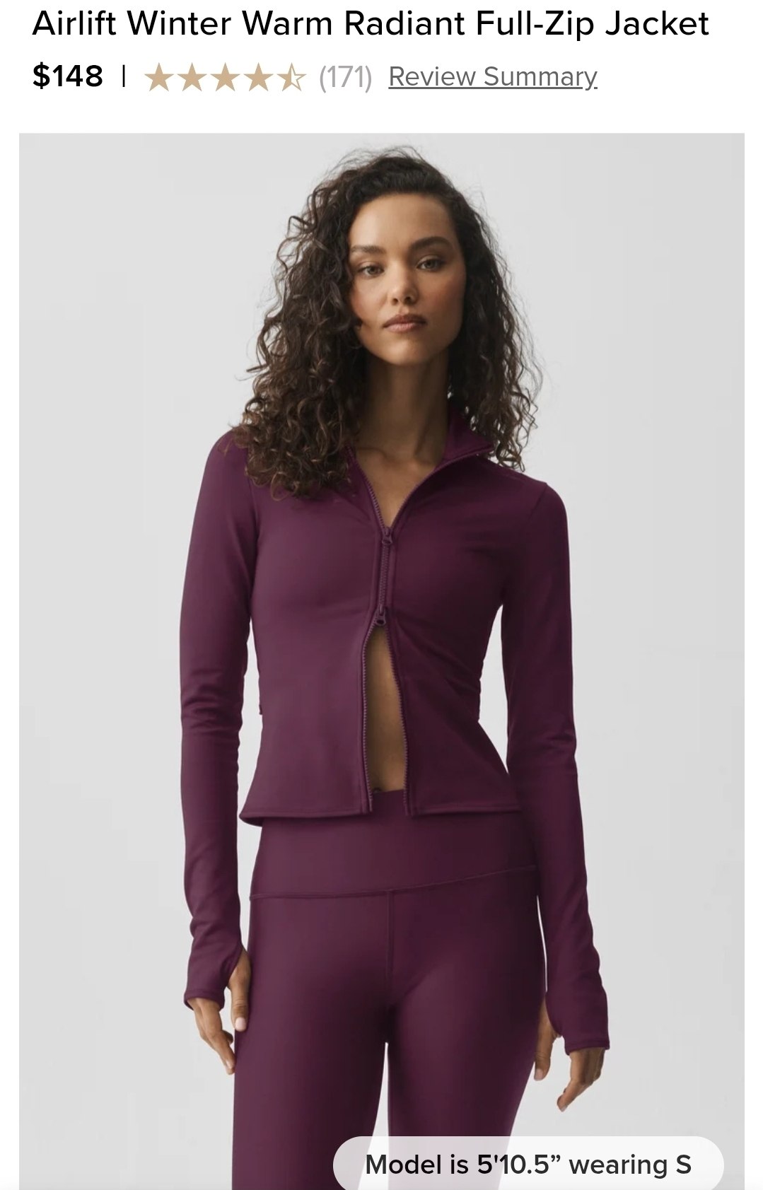Airlift Winter Warm Radiant Full-Zip Jacket