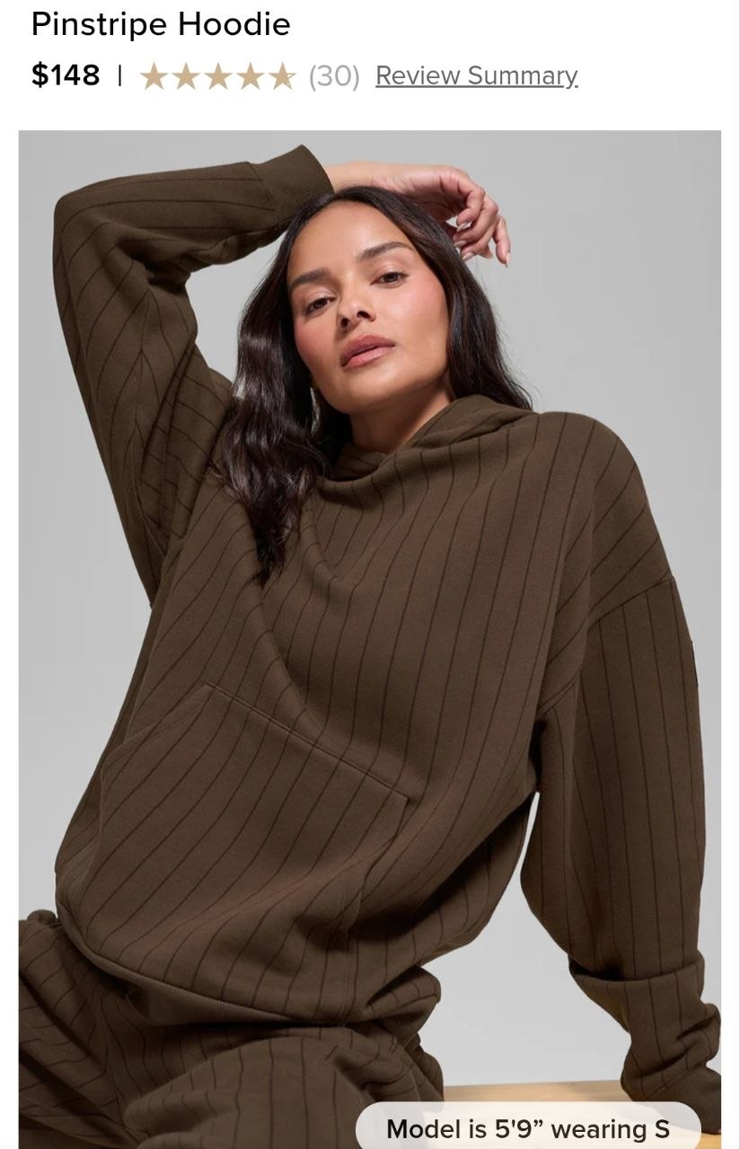 Pinstripe Hoodie