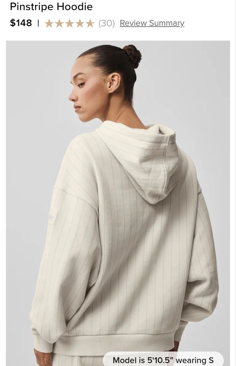 Pinstripe Hoodie