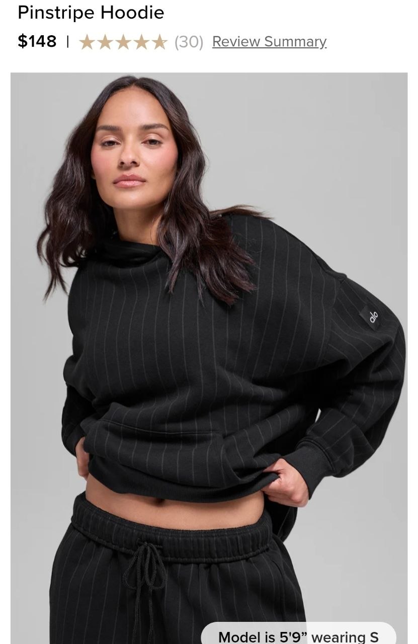 Pinstripe Hoodie