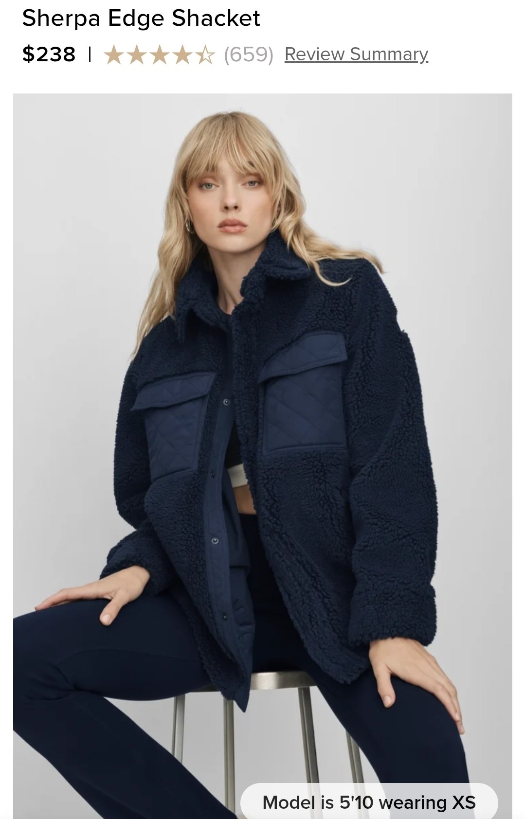 Sherpa Edge Shacket