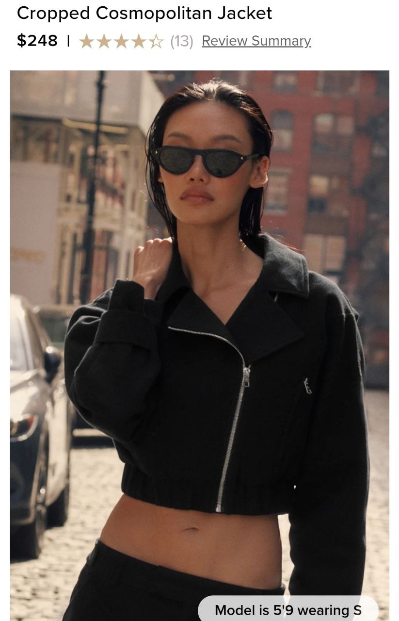 Cropped Cosmopolitan Jacket