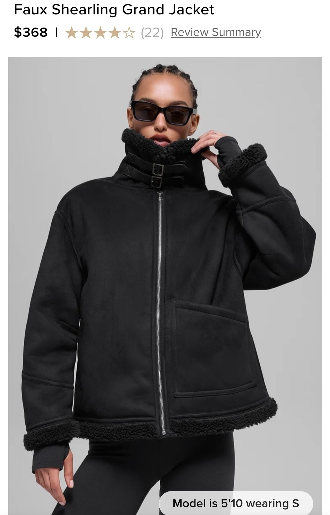 Faux Shearling Grand Jacket