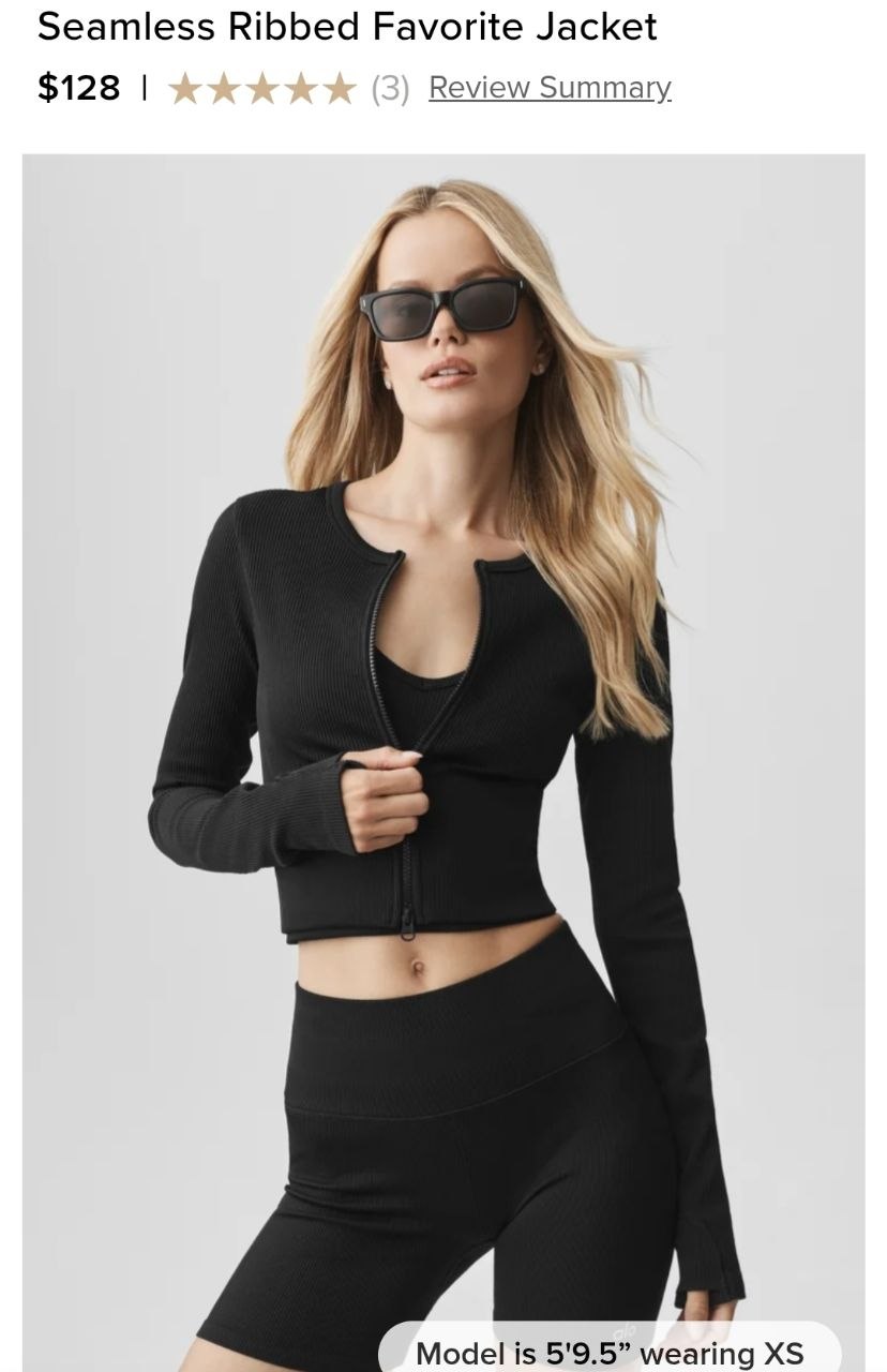 Seamless Ribbed Favorite Jacket
