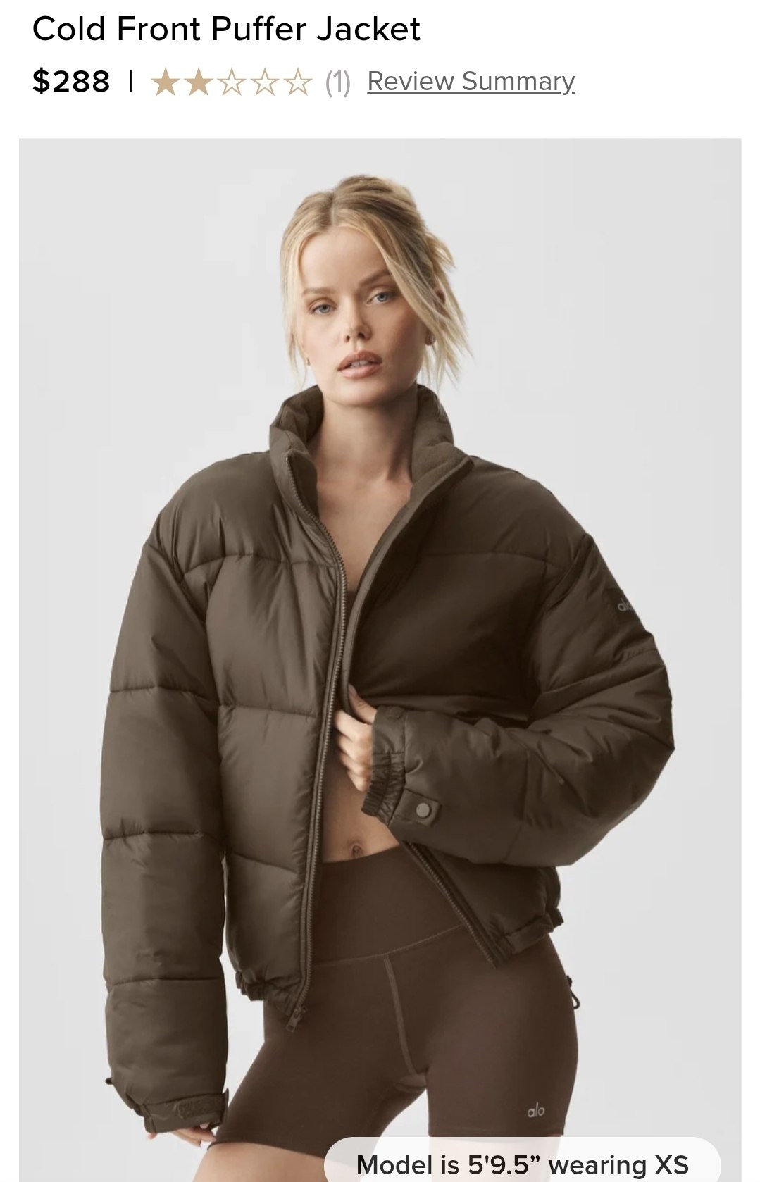 Cold Front Puffer Jacket