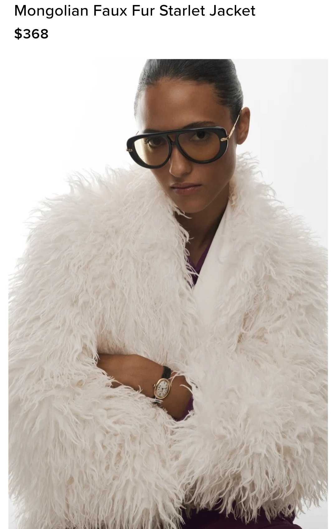 Mongolian Faux Fur Starlet Jacket