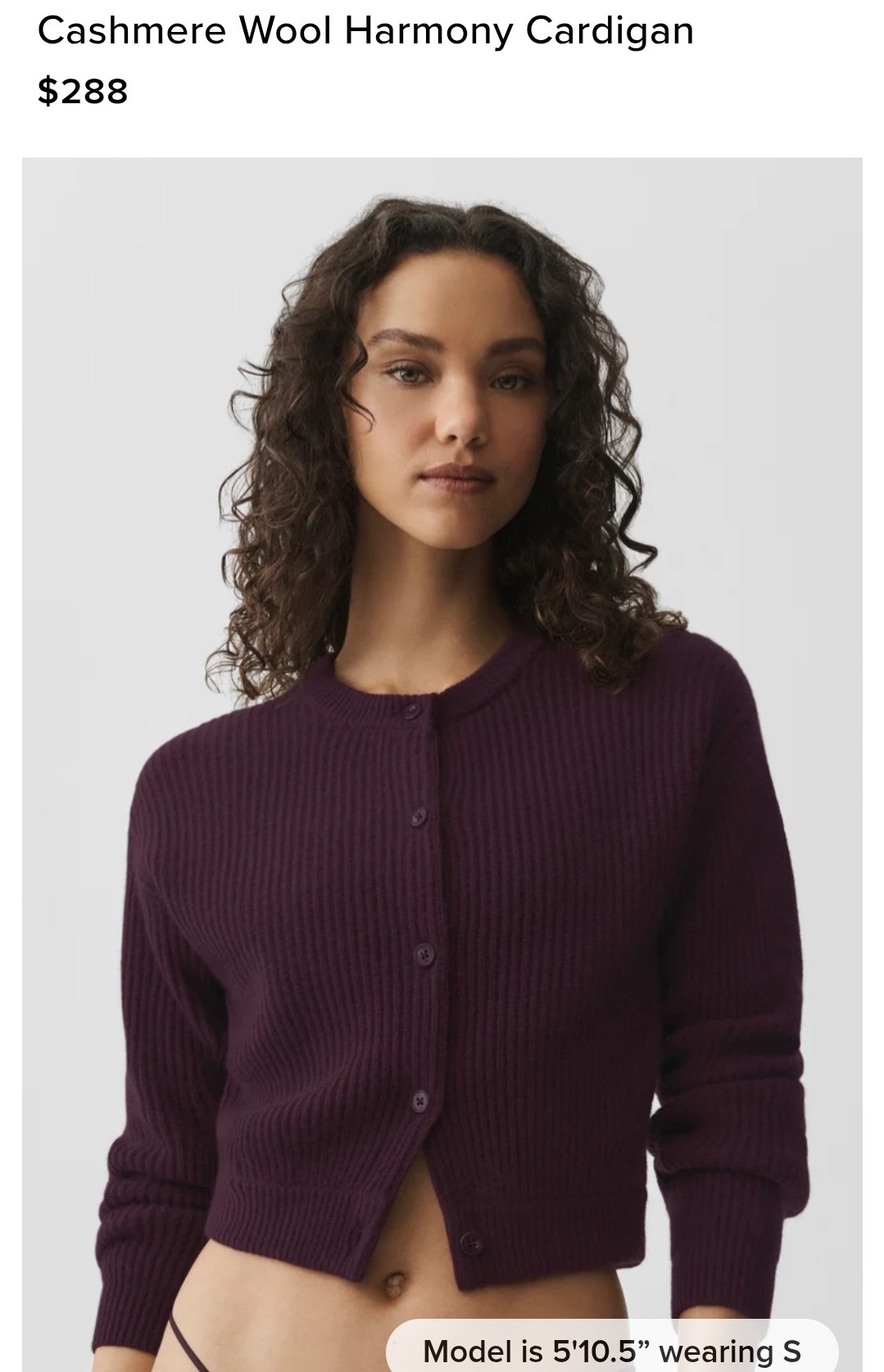 Cashmere Wool Harmony Cardigan