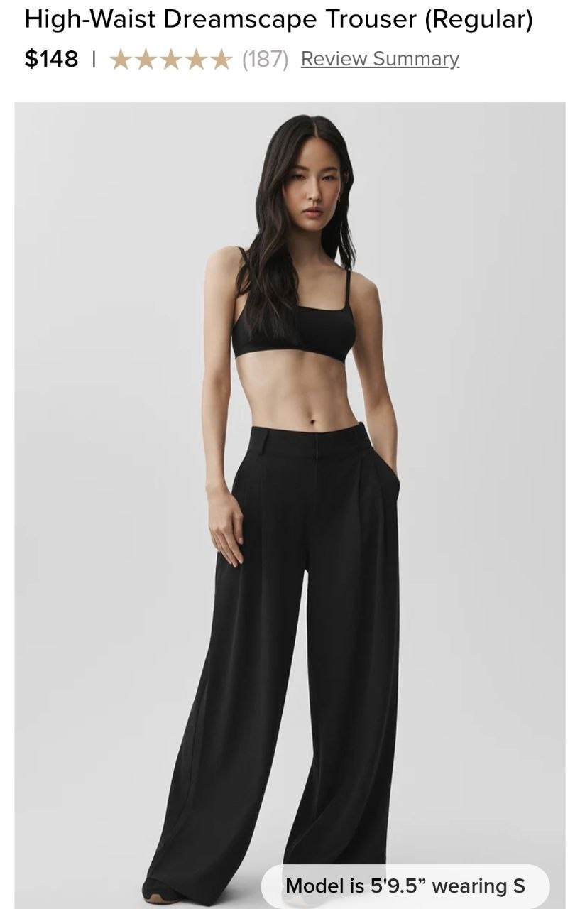 High-Waist Dreamscape Trouser (Regular)