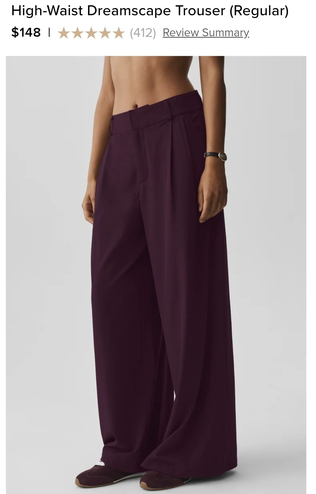 High-Waist Dreamscape Trouser (Regular)